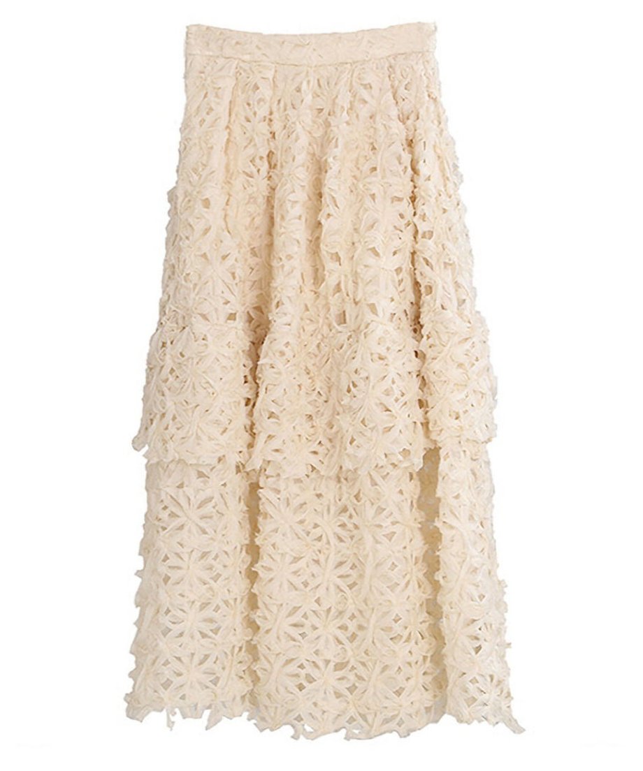 Flower Tiered Skirt