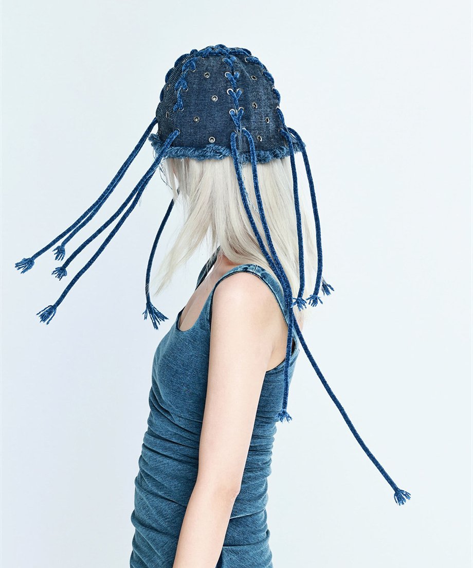 Eyelet Tulip Hat
