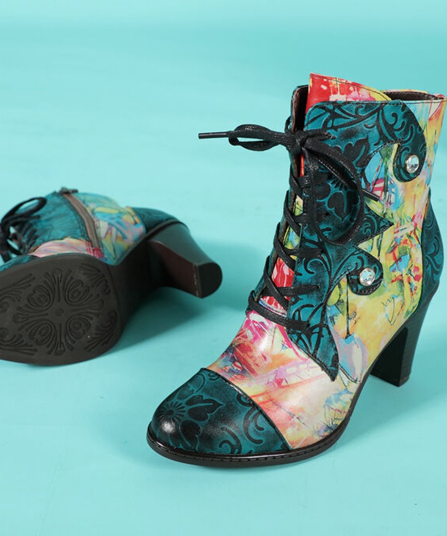 Lace up Short Boots