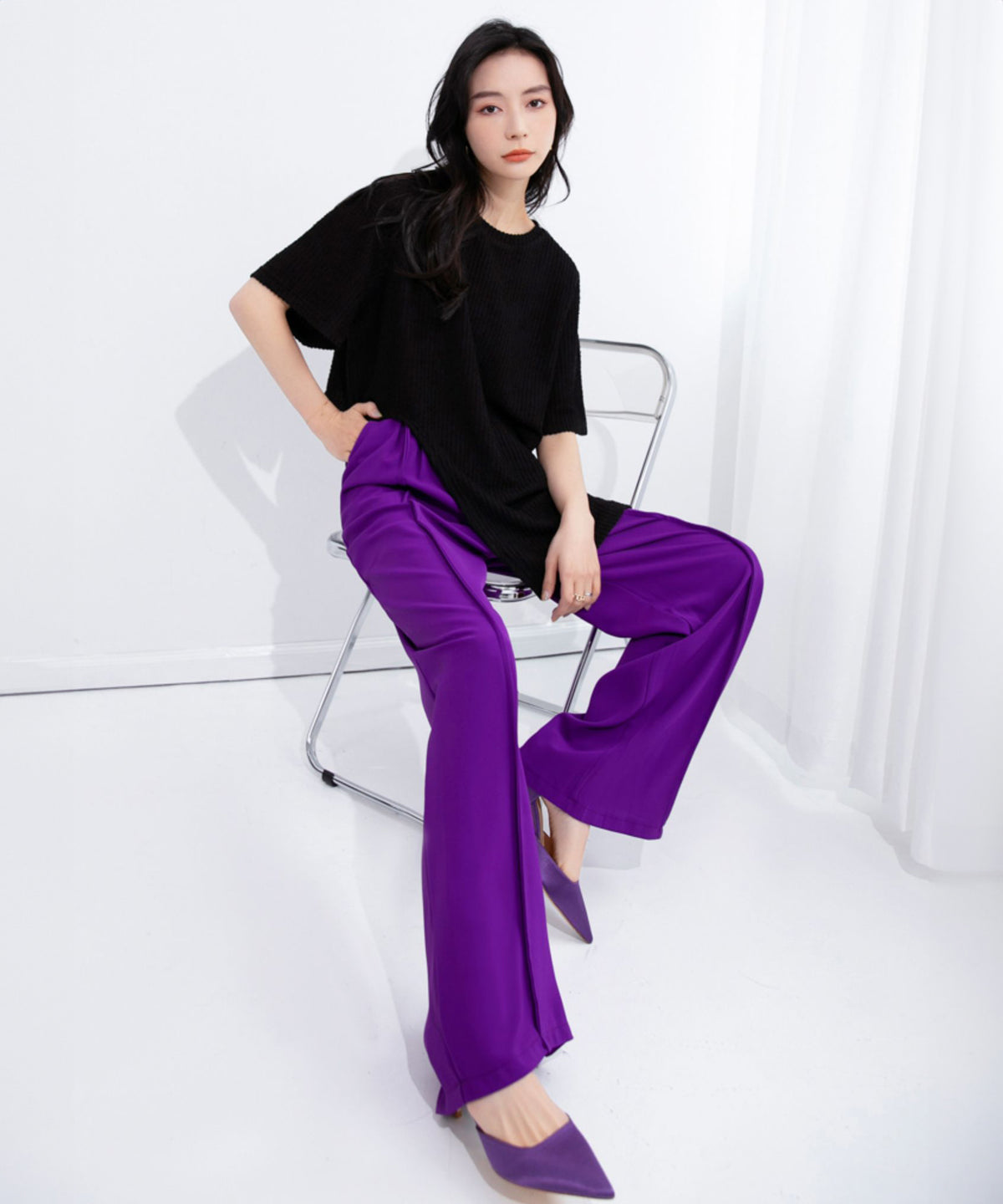 Tuck Wide Pants