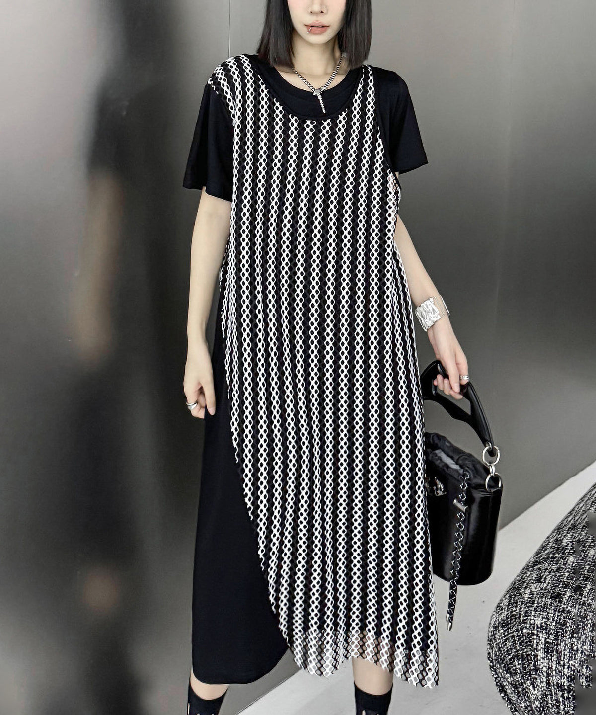 Mesh Layered Dress