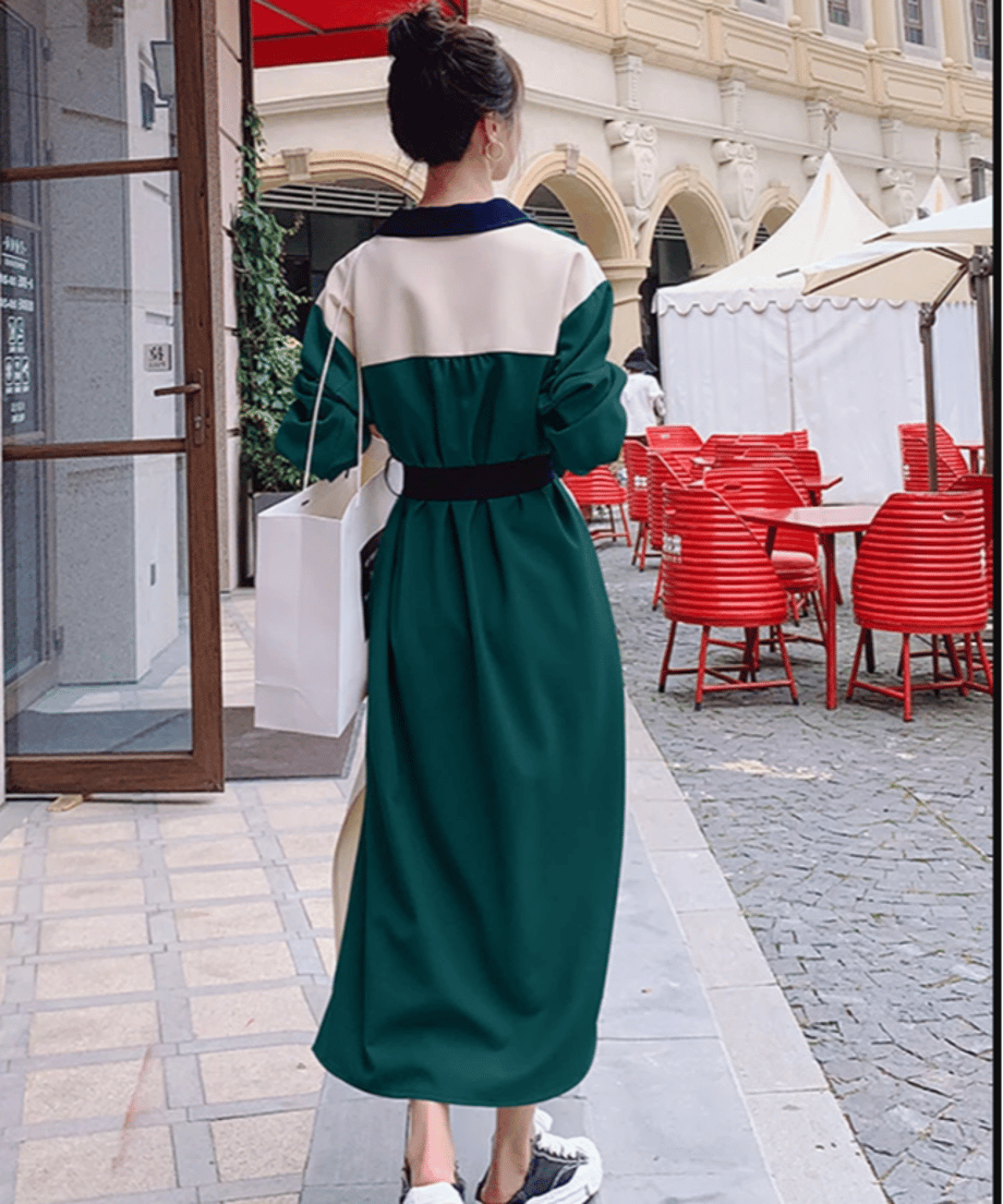 Color Blocking Dress