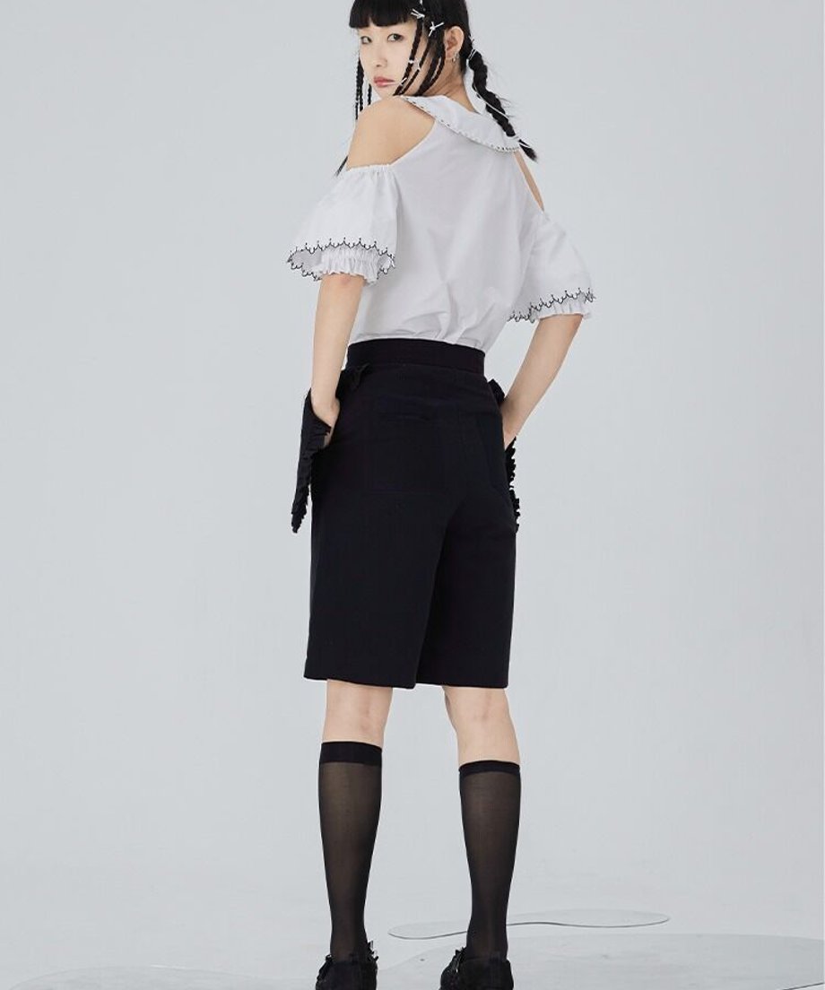 Frill Pocket Utility Shorts