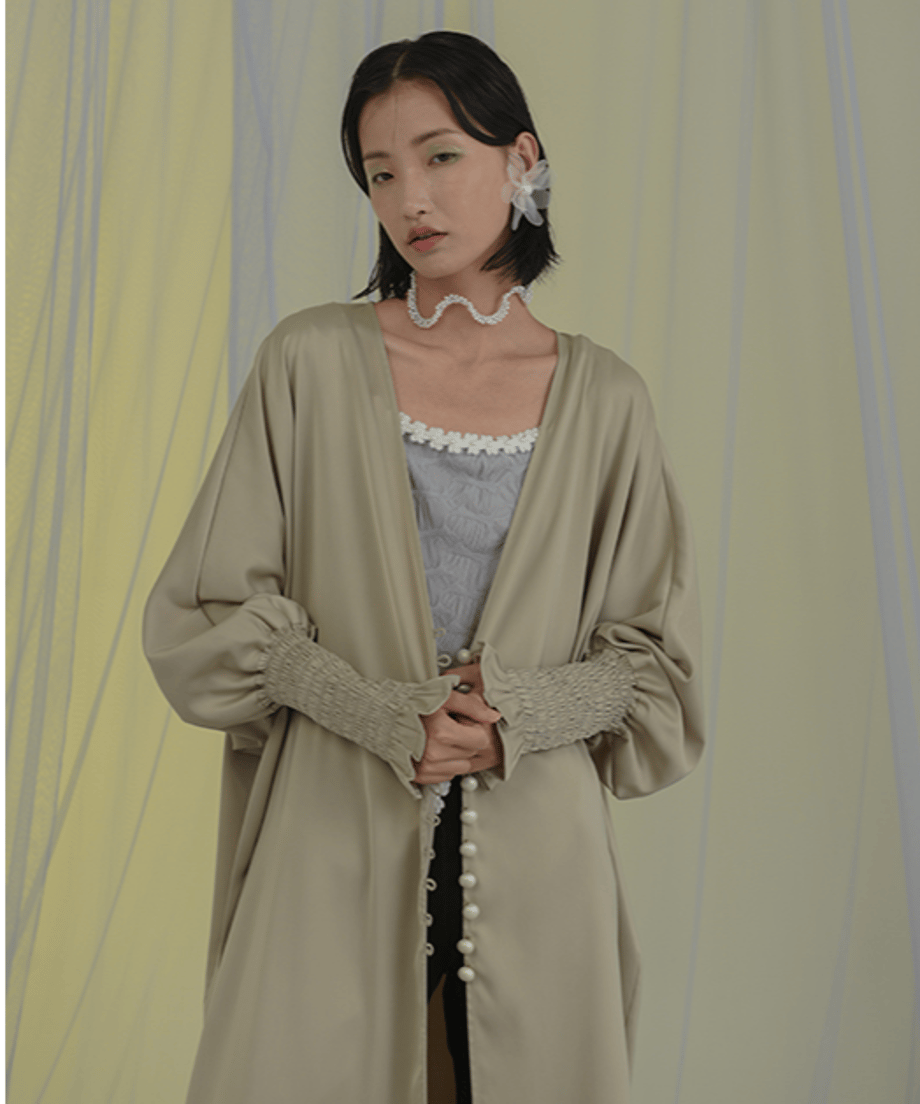 Drape Belted Deep V Cardigan