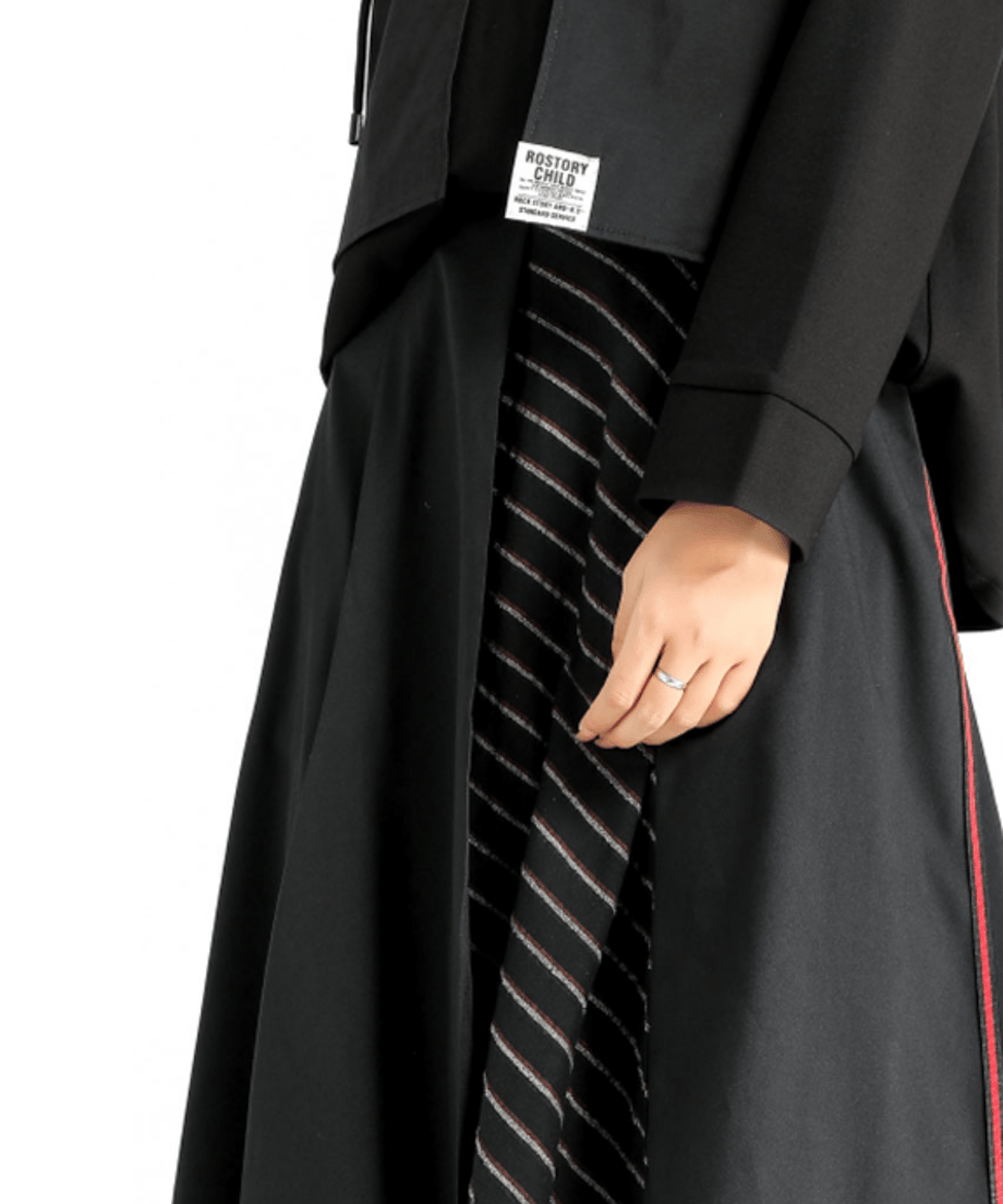 Layered Wrap Wide Pants