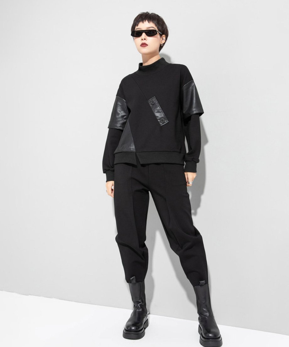 Faux Layered Sweatshirt