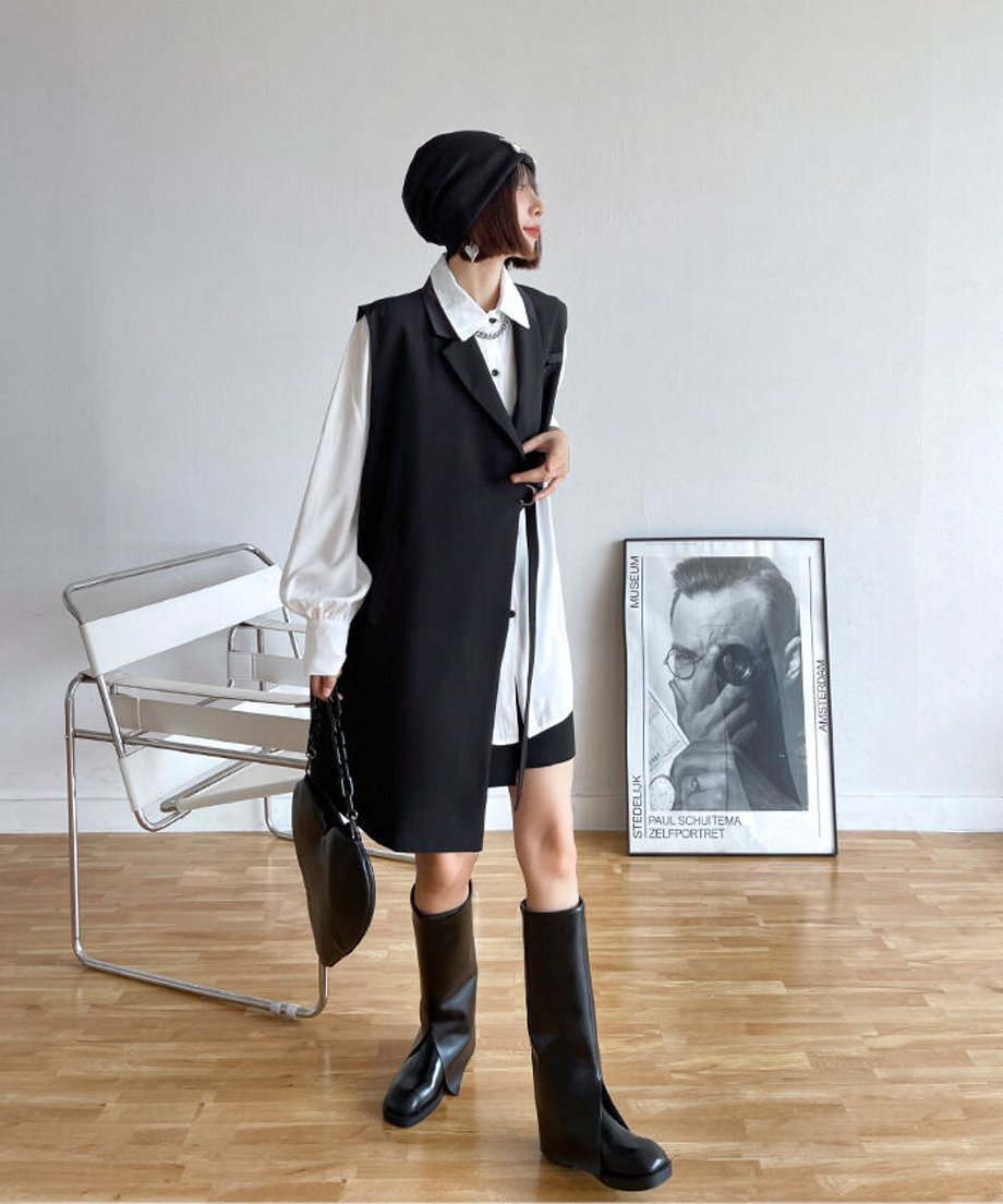 mirror naccino vest