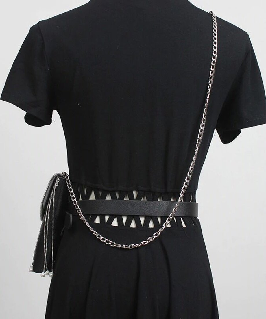Chain Fringe Waist Bag