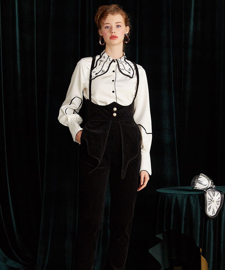Watch Collar Blouse