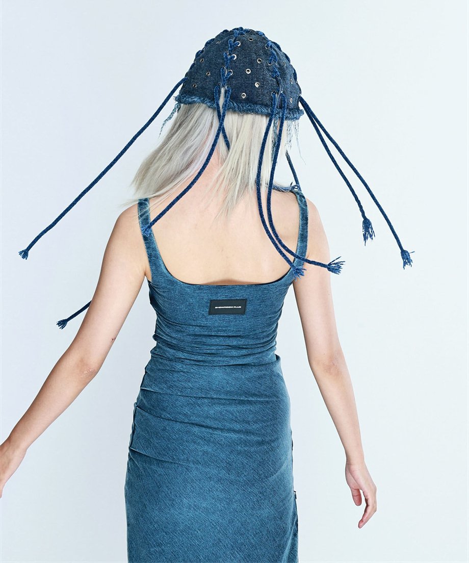 Eyelet Tulip Hat