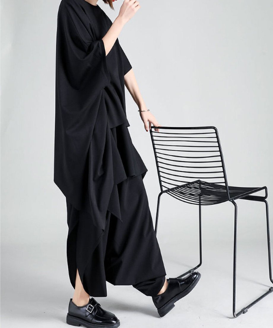 Layered Sarouel Pants