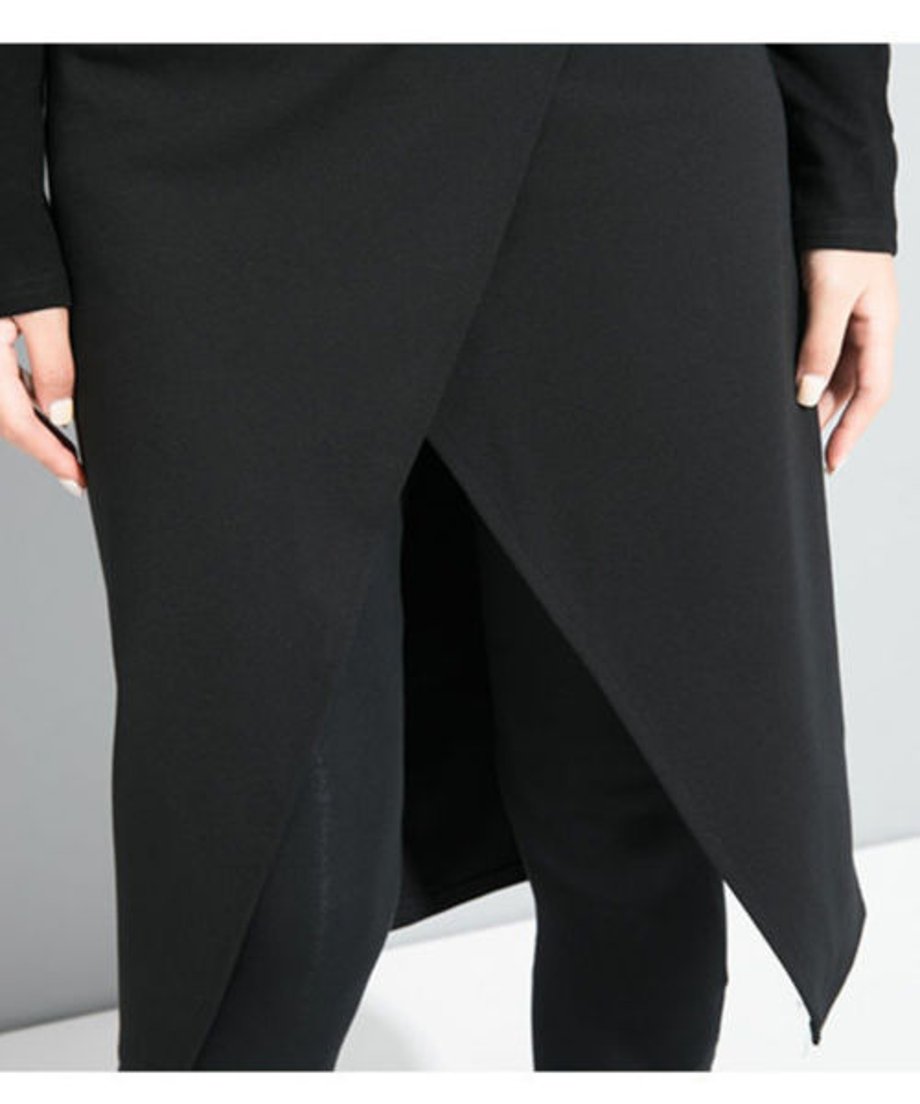 Asymmetric Wrap Skirted Leggings