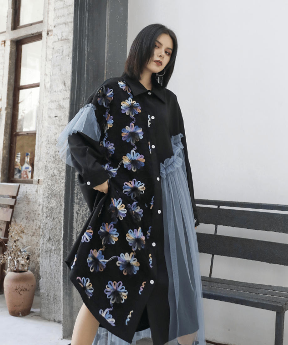 Gradation Flower Dress