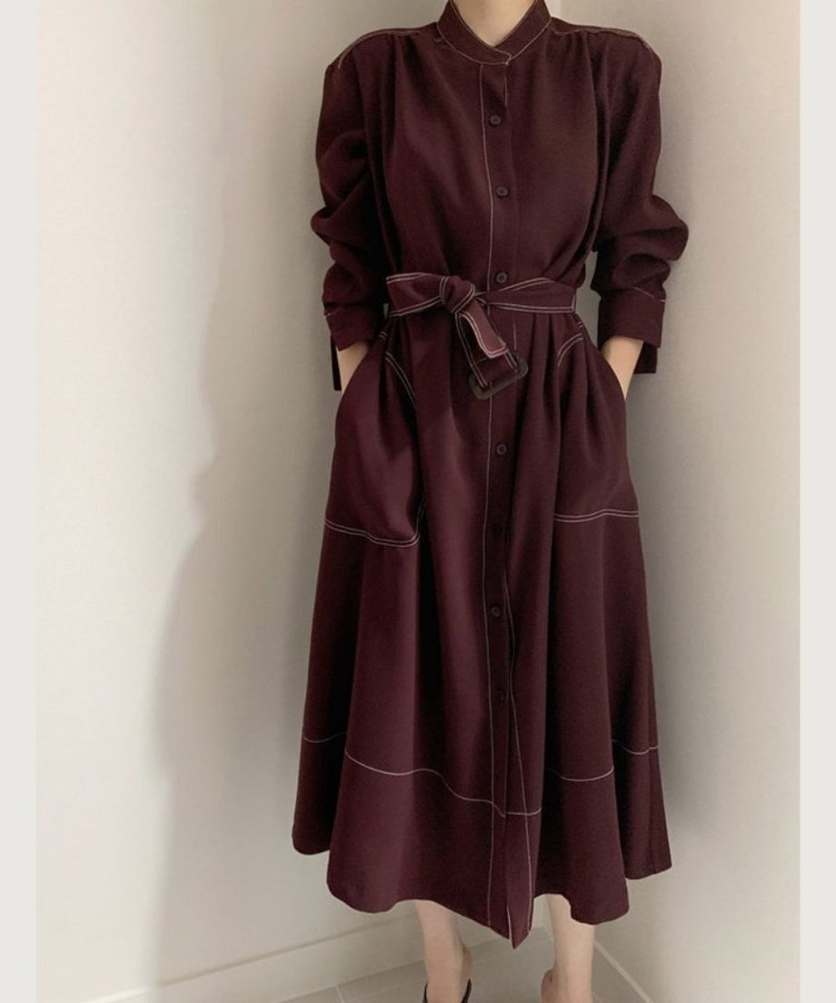 Modern Stitch Flare Dress