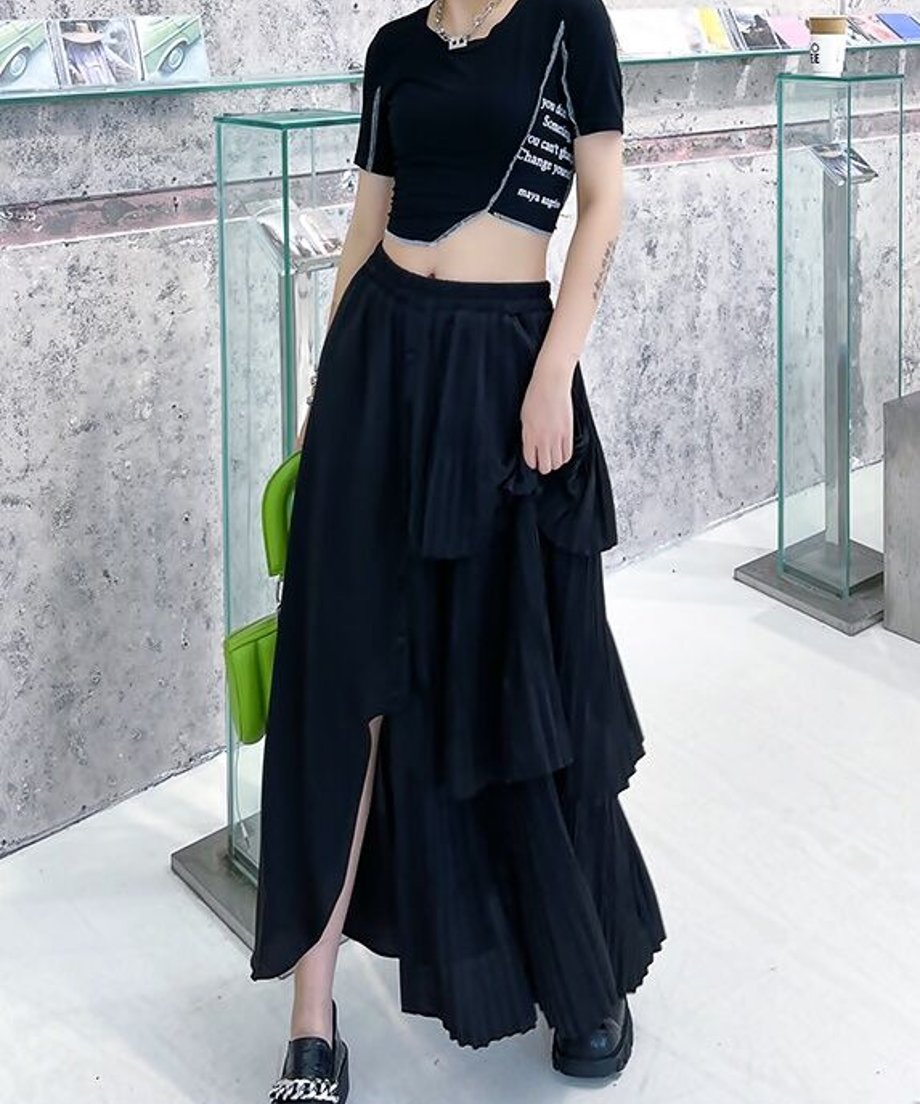 Half Tiered Skirt