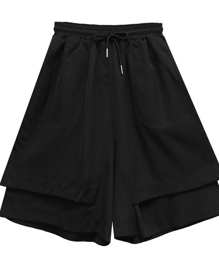 Wide Bermuda Pants