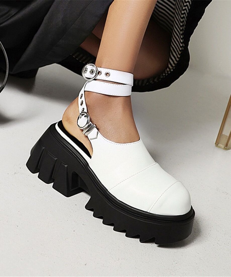 Platform Sabot Sandals