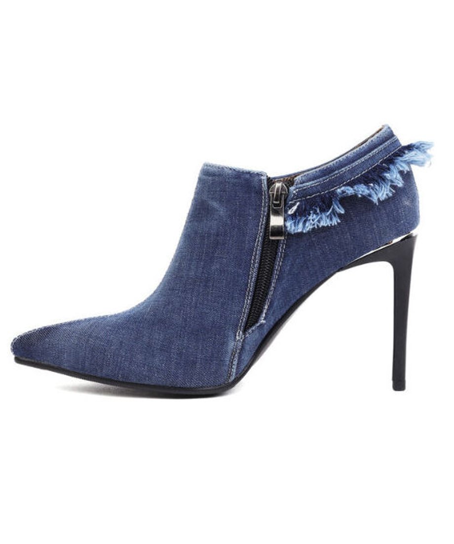 Denim Bootie