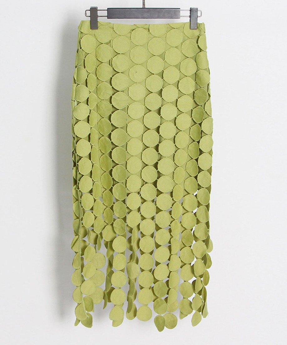 Dot Tassel Skirt