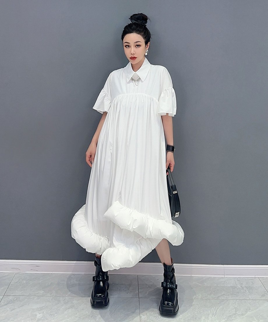 Hem Ruffle Dress