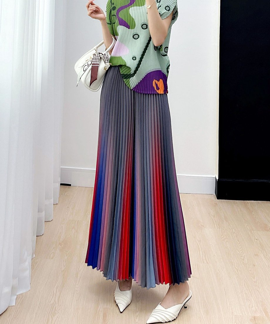 Gradation Pleat Pants