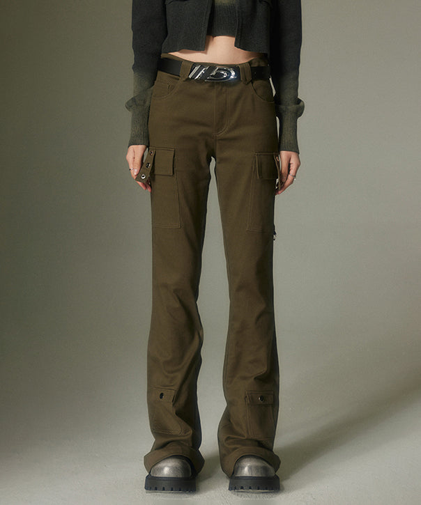 Straight Micro Flare Pants