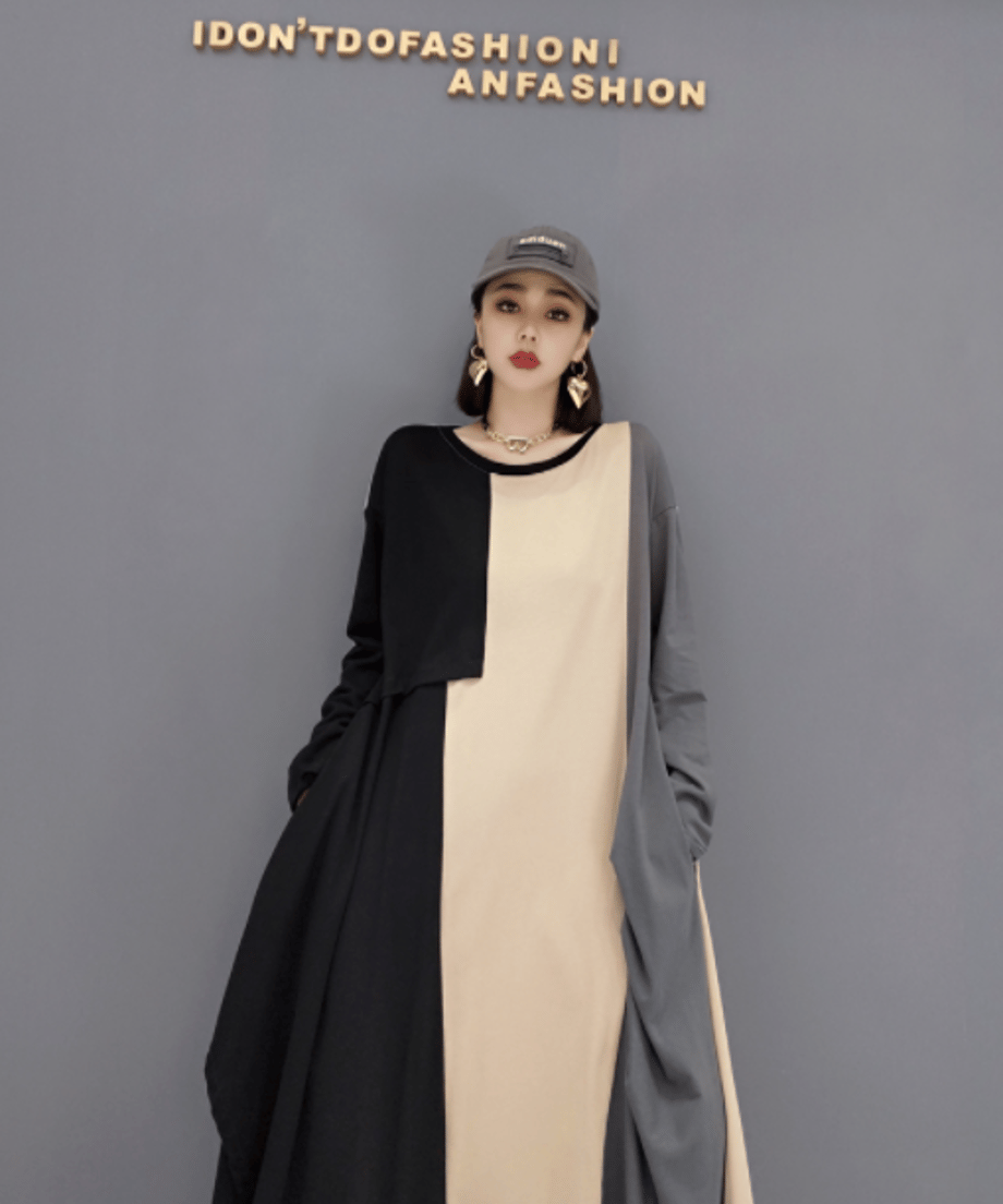 Tucking Flare Dress