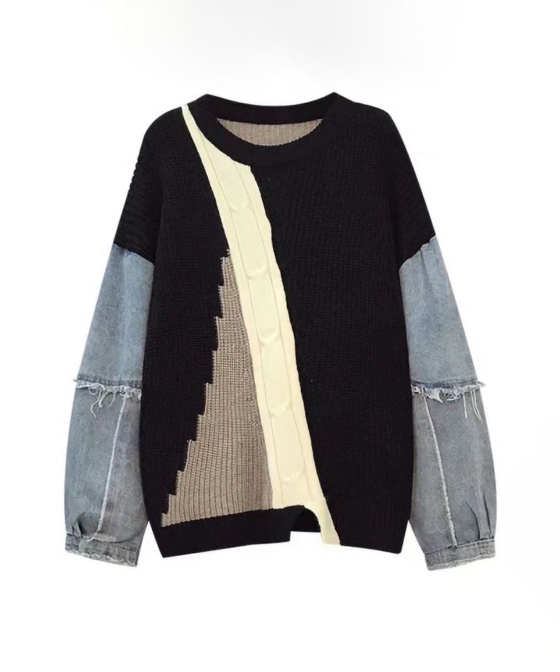 Denim Switchable Sweater