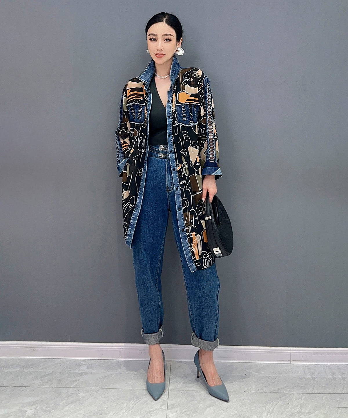Sleeve Cut-out Blouse