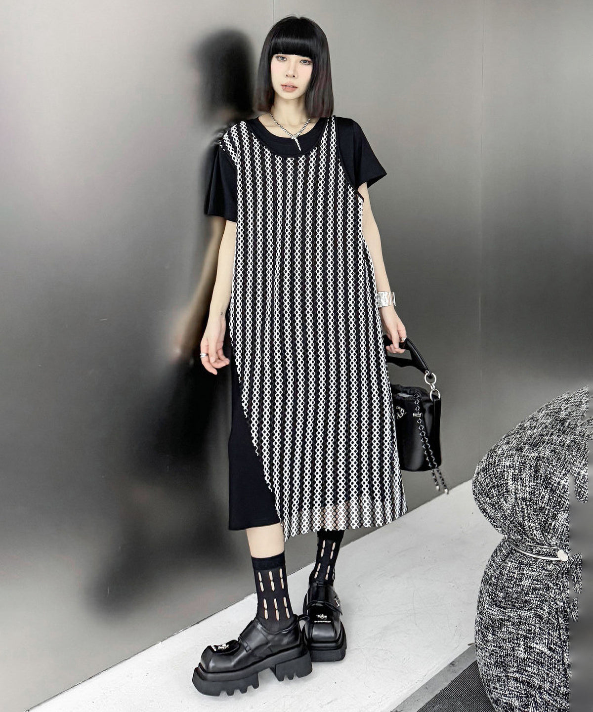 Mesh Layered Dress