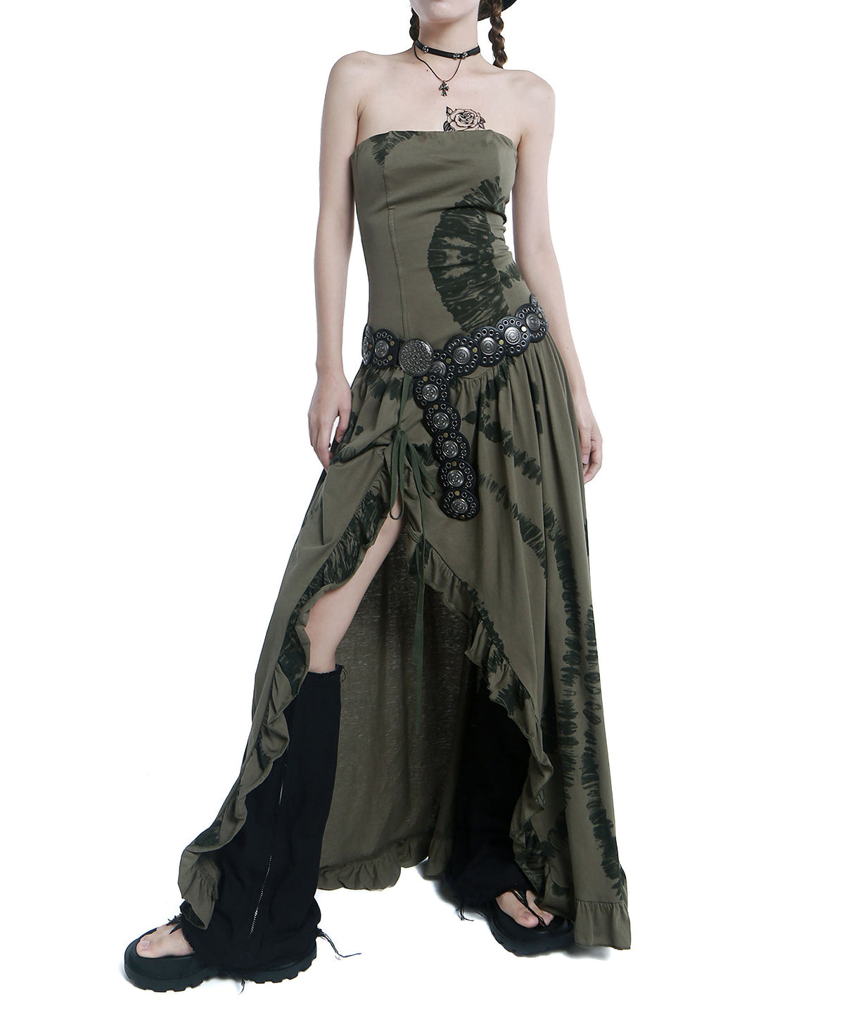 Rivet Disc Pin Buckle Belt