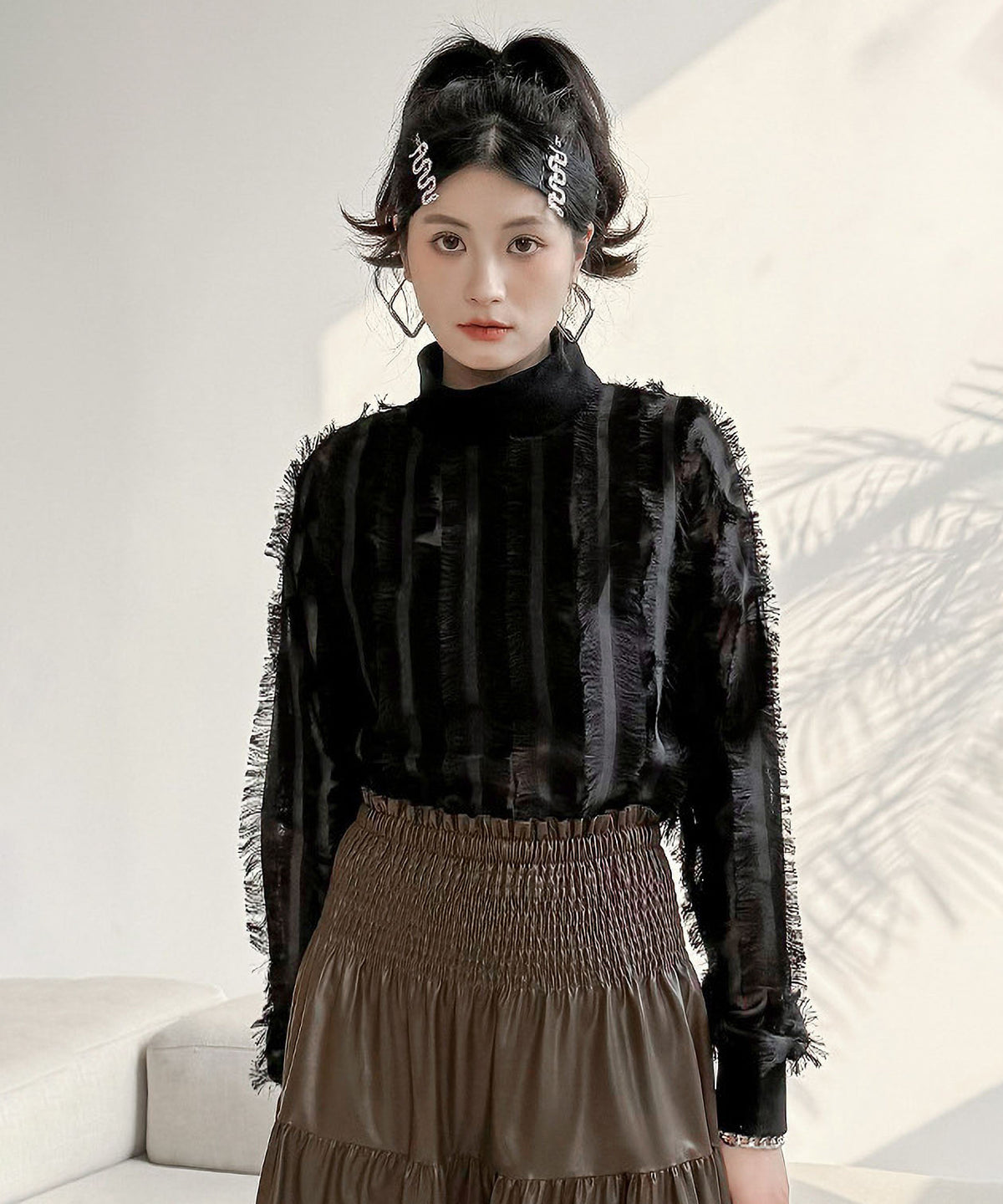 Fringe Line Top