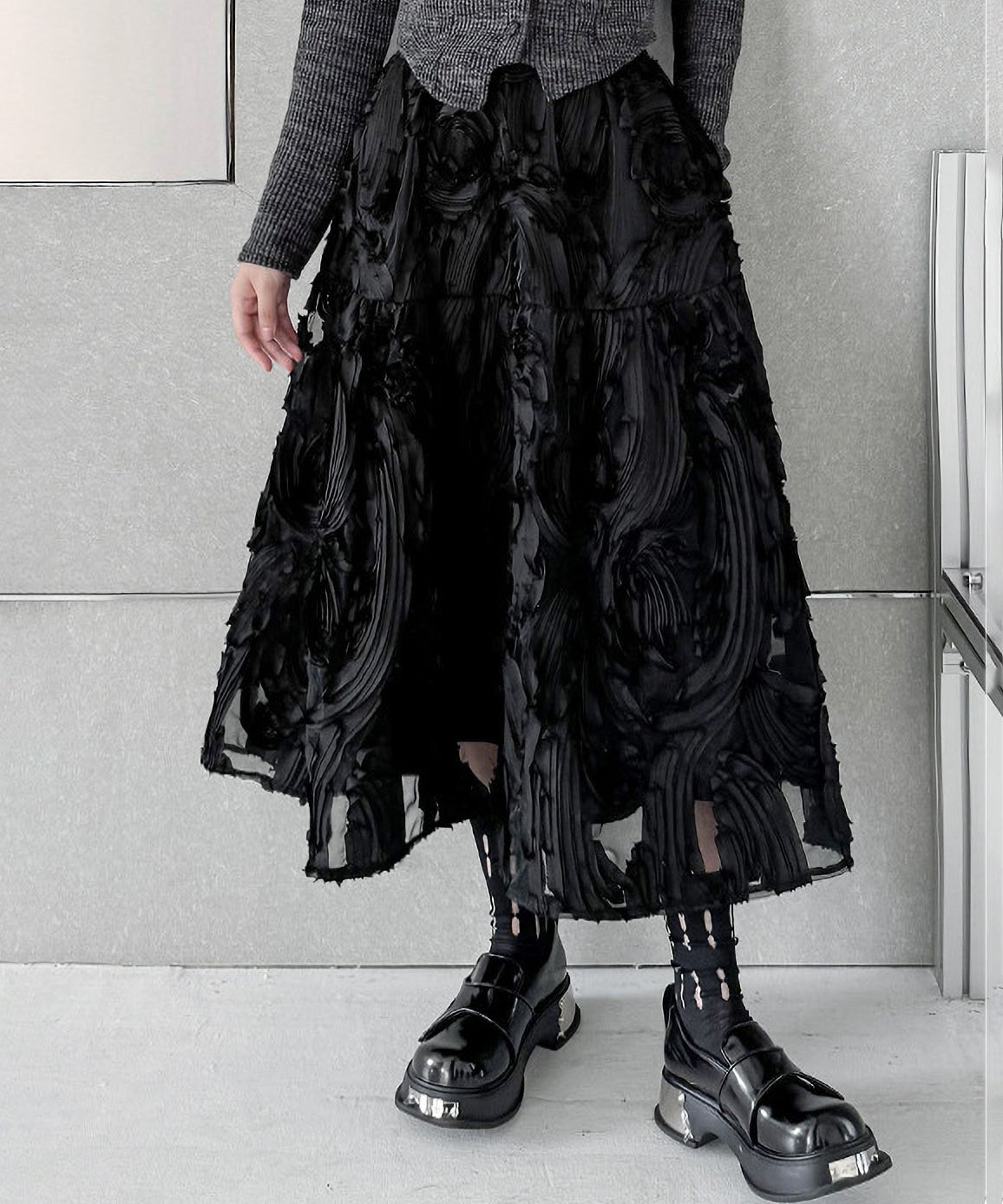 Three-dimensional Pattern Skirt