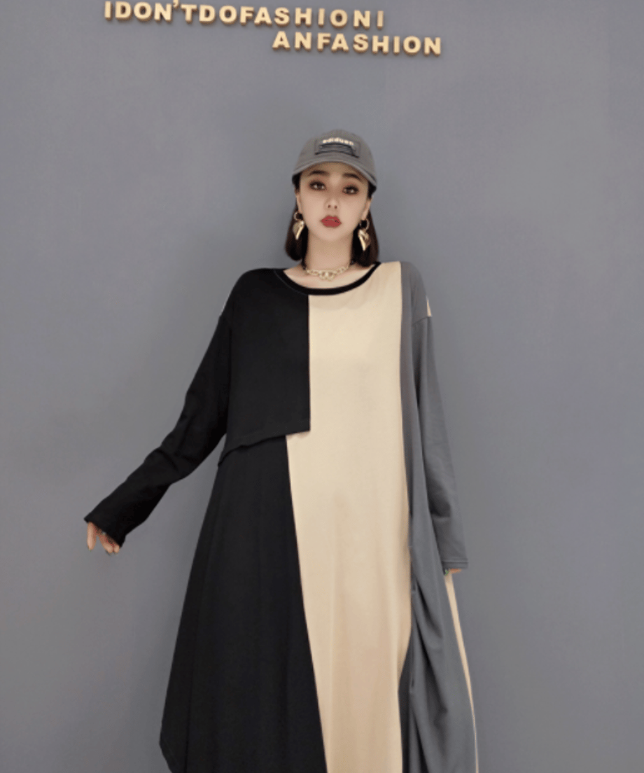 Tucking Flare Dress