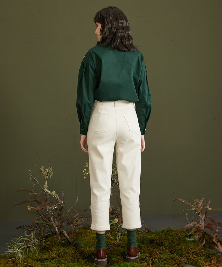 Deer Embroidery Blouse