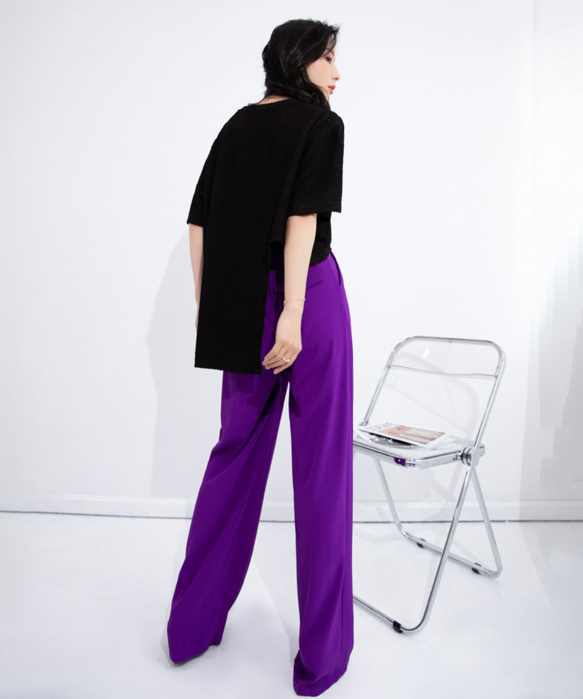 Tuck Wide Pants