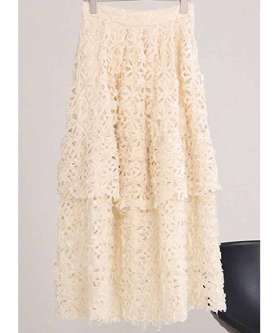 Flower Tiered Skirt