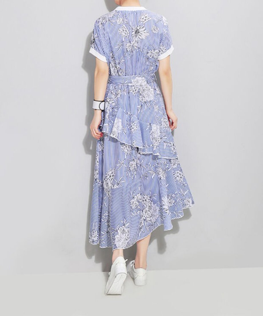 Swirl Veer Dress
