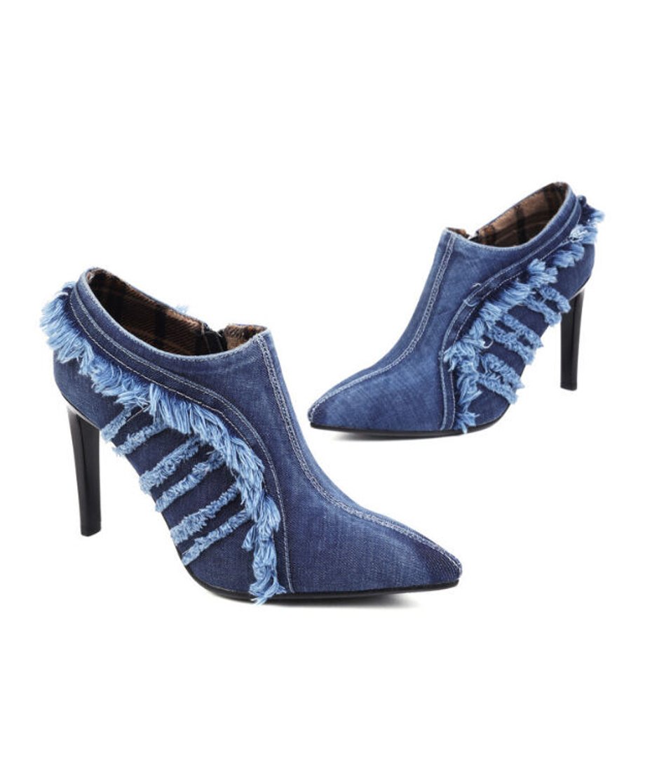 Denim Bootie