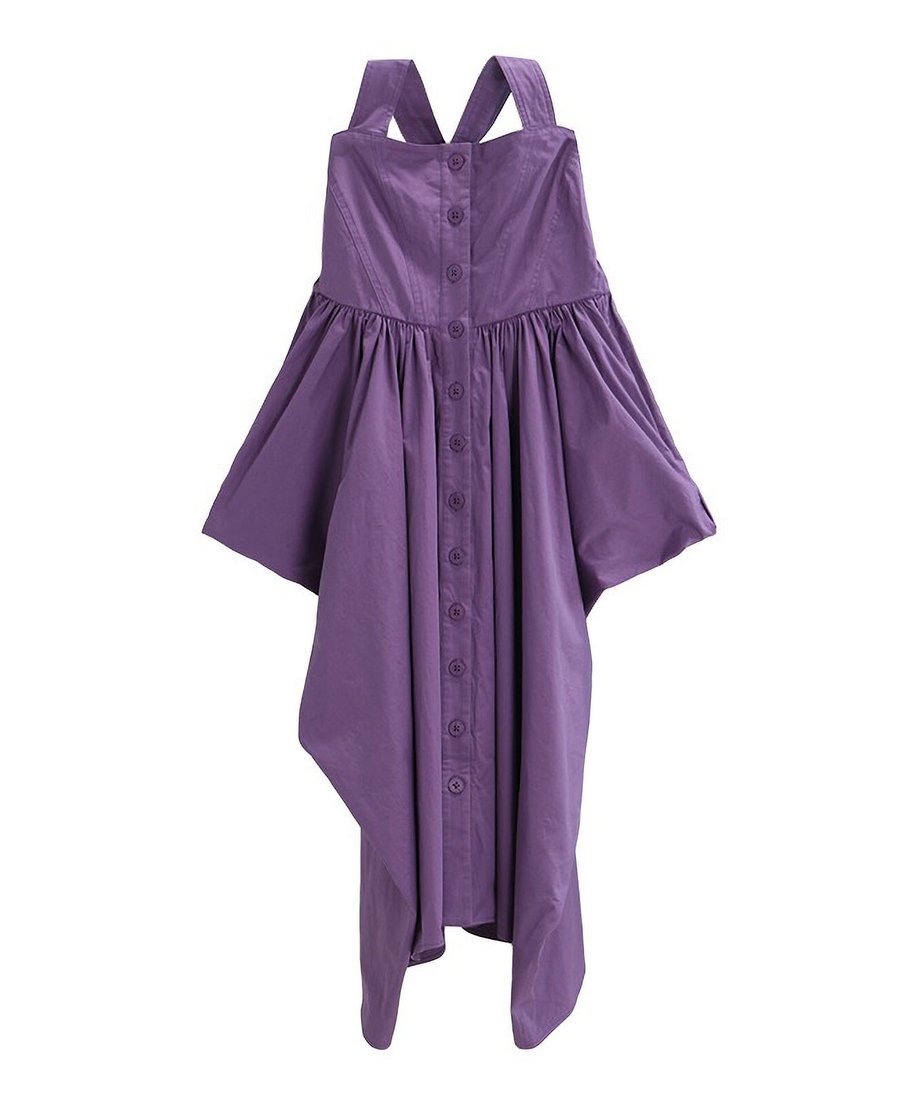 Design Pocket Halter-neck Dress