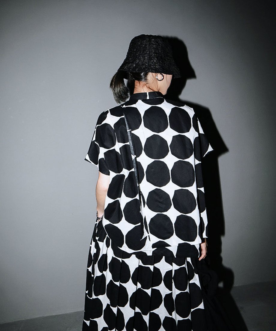 Polka Dot Short Sleeve Shirt