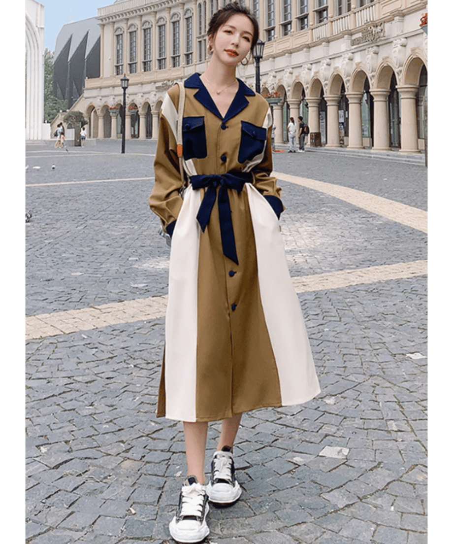 Color Blocking Dress