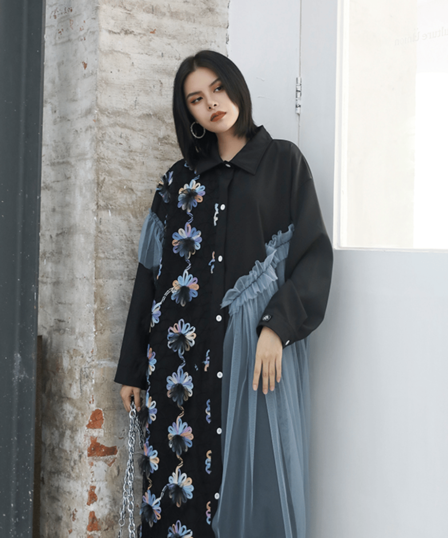 Gradation Flower Dress
