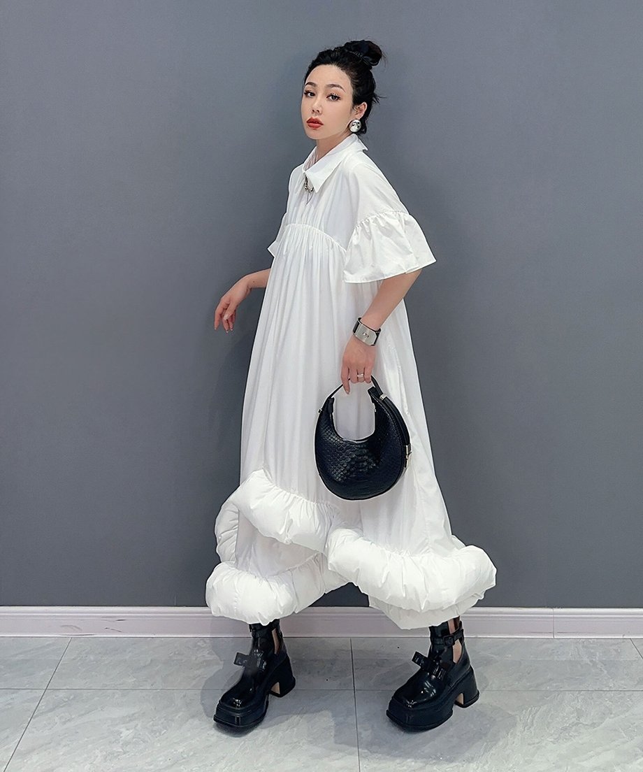 Hem Ruffle Dress