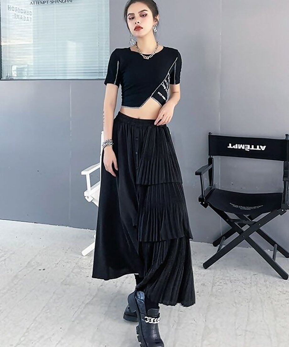 Half Tiered Skirt