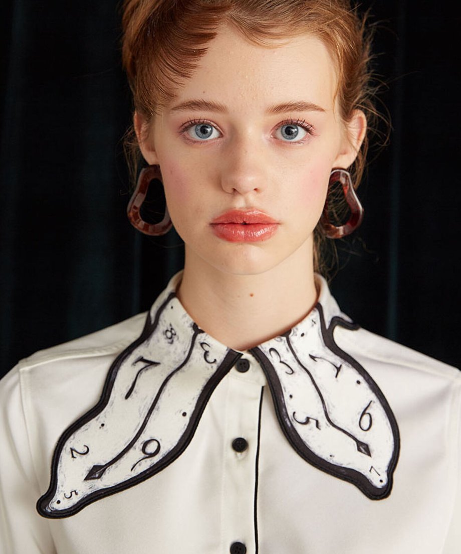 Watch Collar Blouse