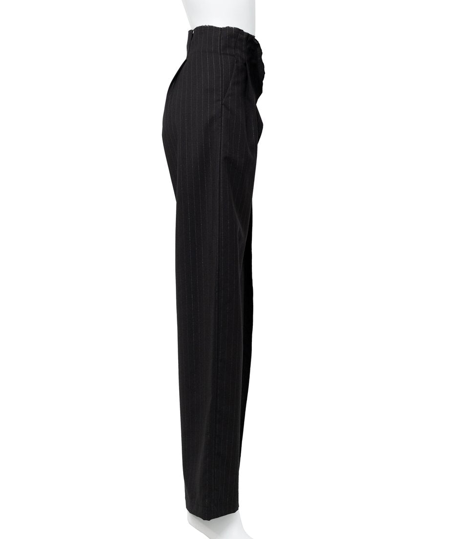 Glitter Stripe Straight Pants