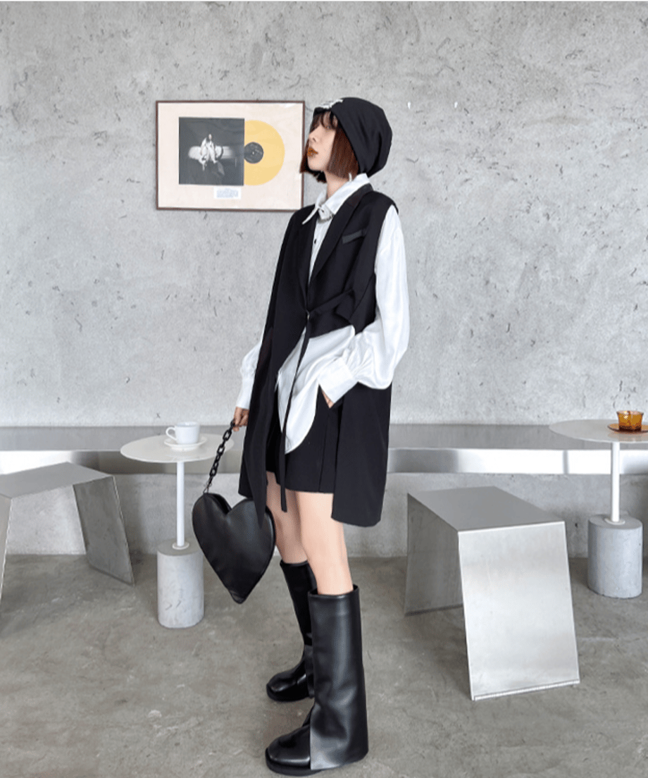 mirror naccino vest