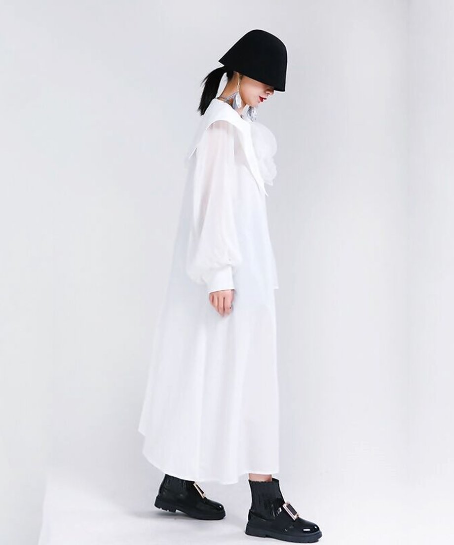 Ruffle Pleated Blouse