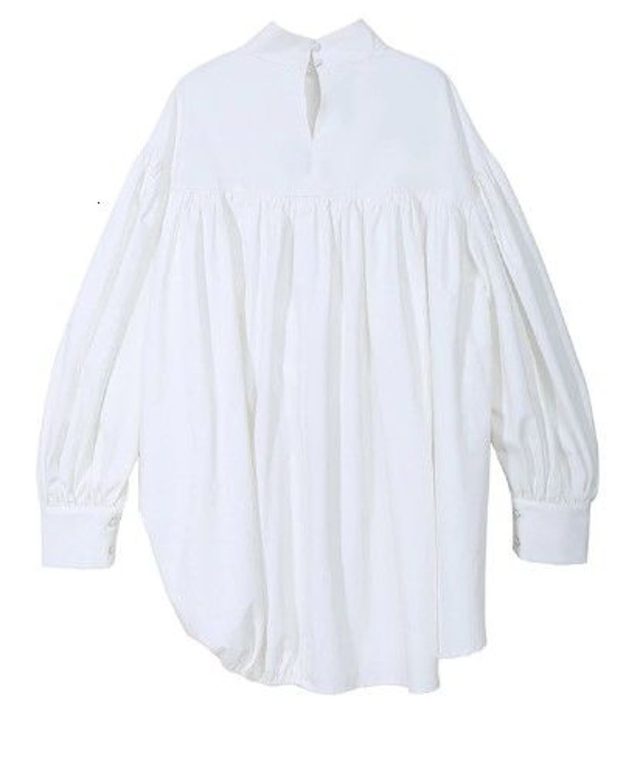 Drawstring Ruched Volume Blouse